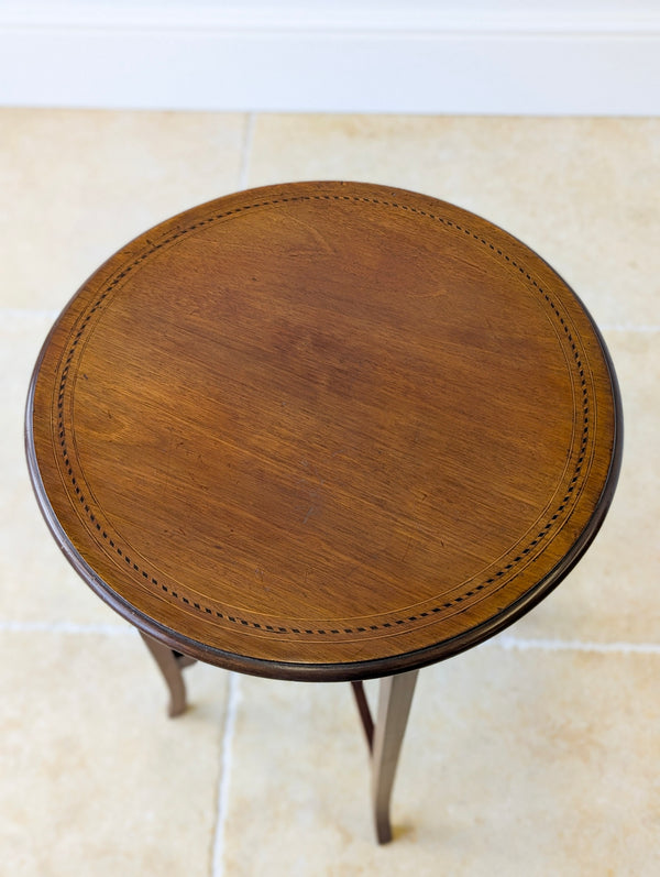 Antique Edwardian Mahogany Circular Occasional Table c.1905