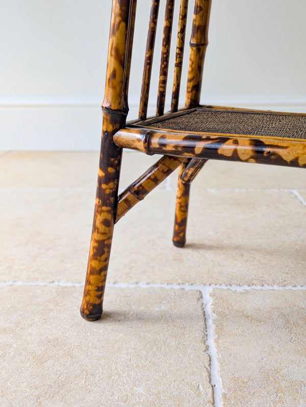 Antique Victorian Bamboo Occasional Table c.1890