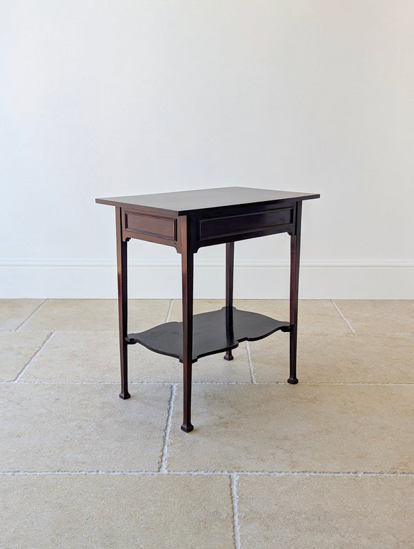 Antique Victorian Mahogany Side Table c.1890