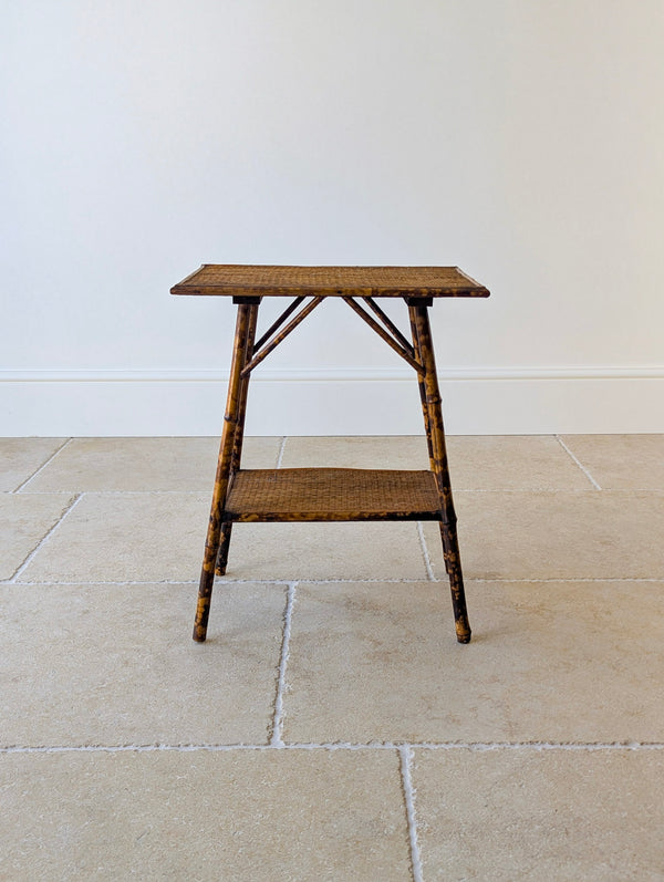 Antique Victorian Bamboo Occasional Table c.1890