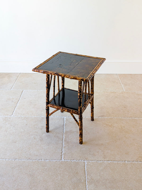 Antique Victorian Bamboo Occasional Table c.1890