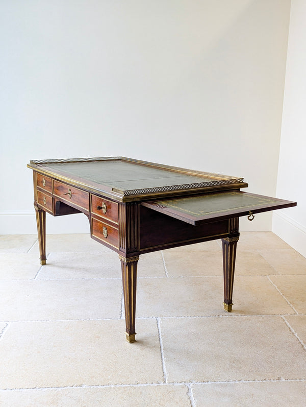 Antique Edwardian Louis XVI Style Mahogany Writing Desk by Spillman & Co. c.1910