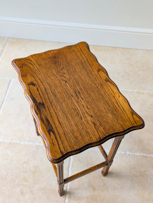 Antique Golden Oak Occasional Table c.1920