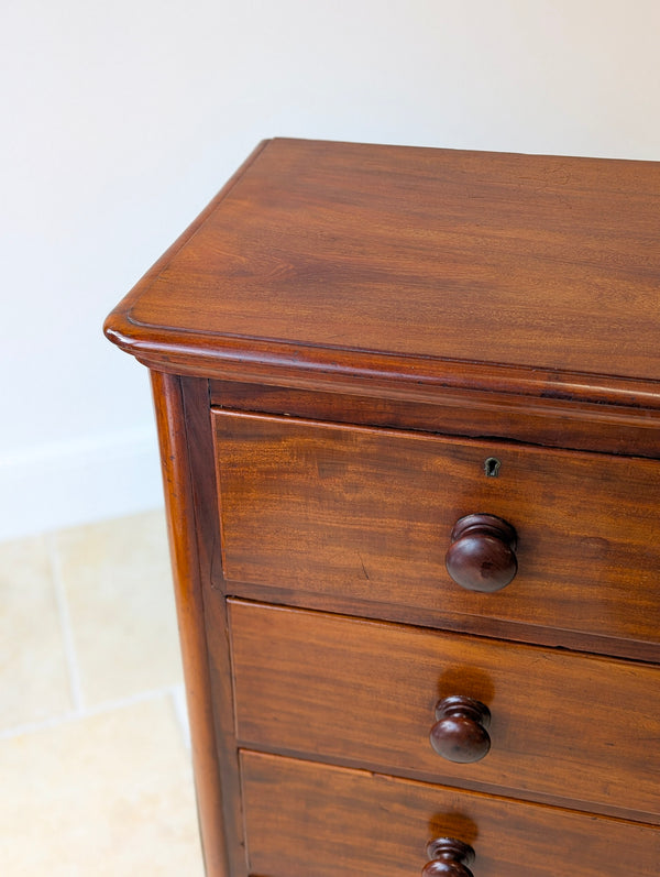 Antique Victorian Mahogany Chest of Drawers c.1870