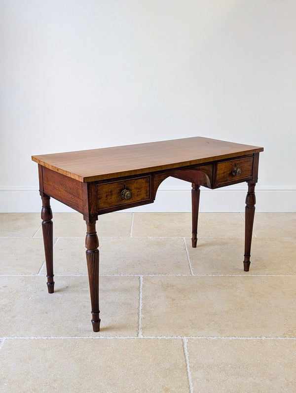 Antique Regency Mahogany Kneehole Writing Table c.1820
