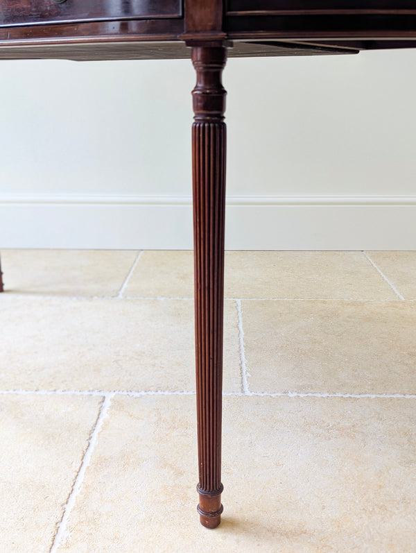 Antique Edwardian Mahogany Regency Style Console Table c.1905