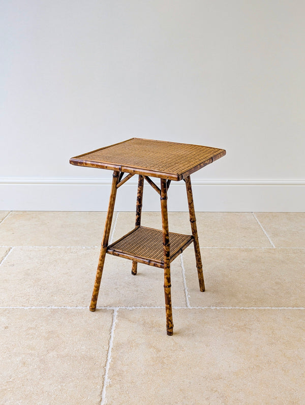 Antique Victorian Bamboo Occasional Table c.1890