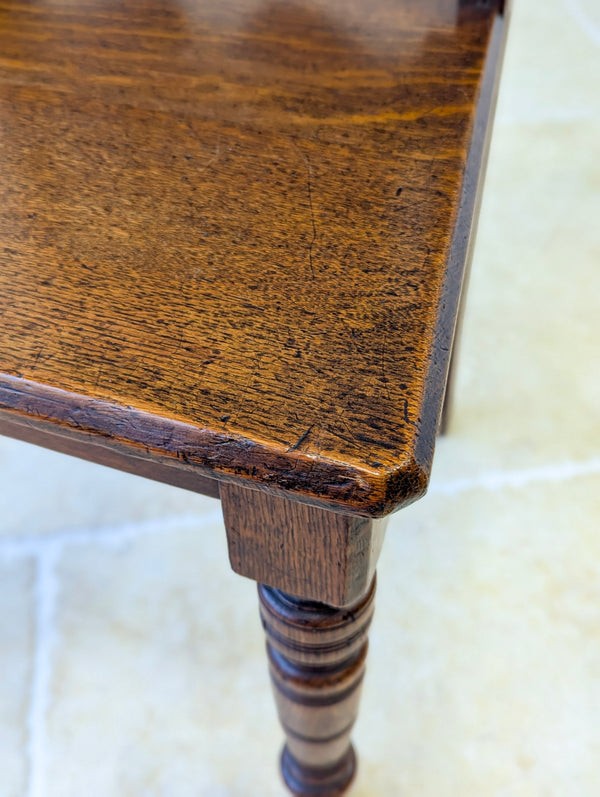 Antique Victorian Oak Hall Chair c.1890