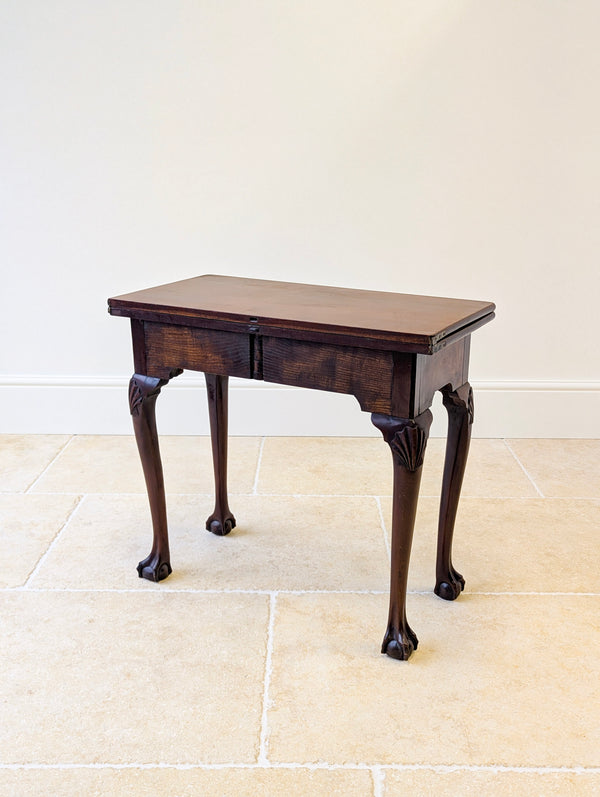 Antique Regency Mahogany Fold-Over Tea Table c.1810