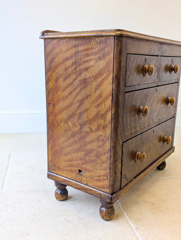 Antique Victorian Scumbled Pine Chest of Drawers c.1860