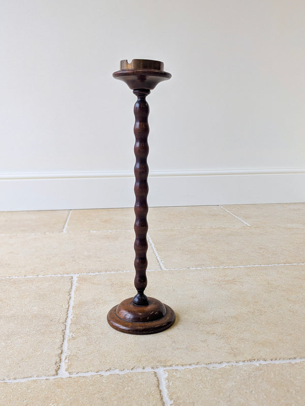 Antique Edwardian Walnut Smoking Stand c.1910