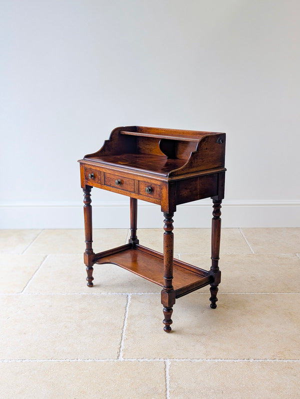 Antique Victorian Walnut Small Writing Table c.1890