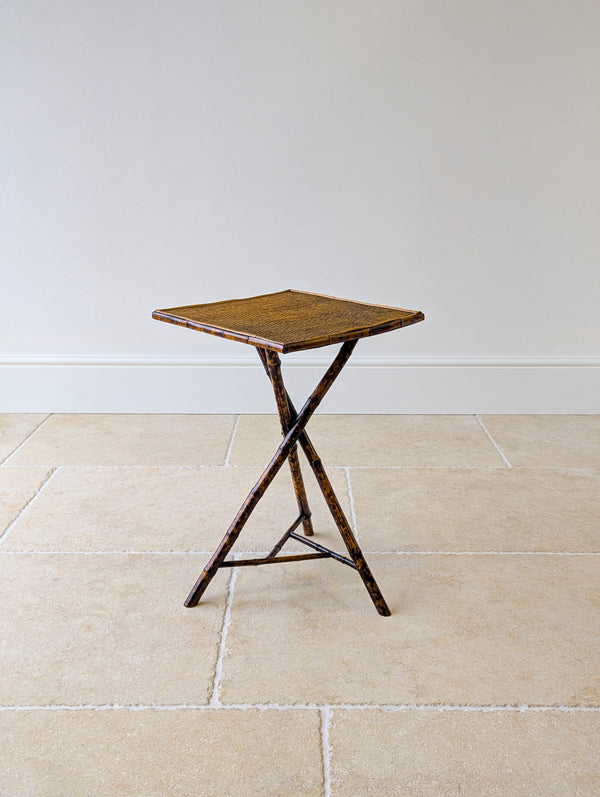 Antique Victorian Bamboo Occasional Table c.1890