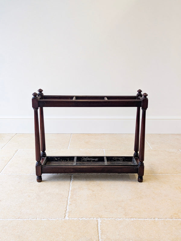 Antique Victorian Mahogany Country House Stick Stand c.1890