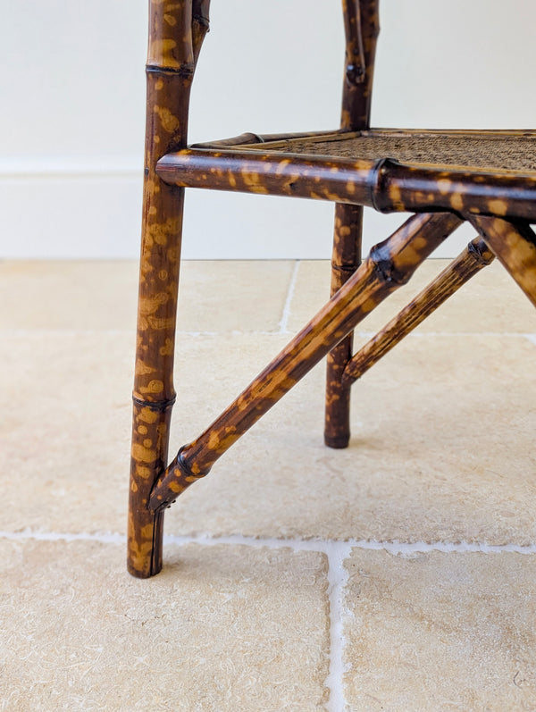 Antique Victorian Bamboo Occasional Table c.1890