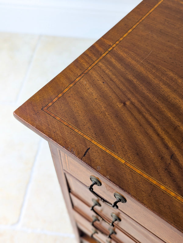 Antique Edwardian Mahogany Music Cabinet c.1910