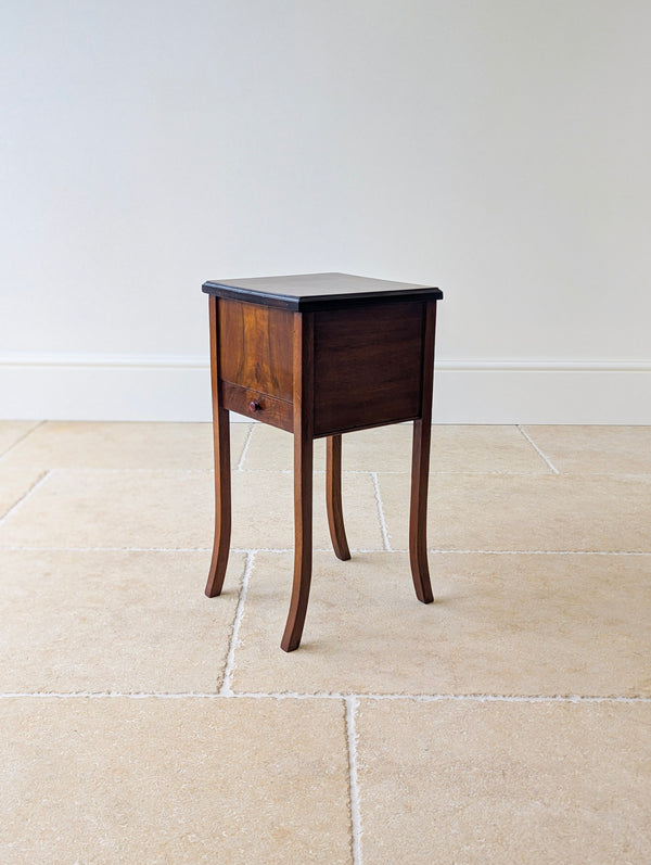 Antique Early 20th Century Walnut Sewing Table c.1920