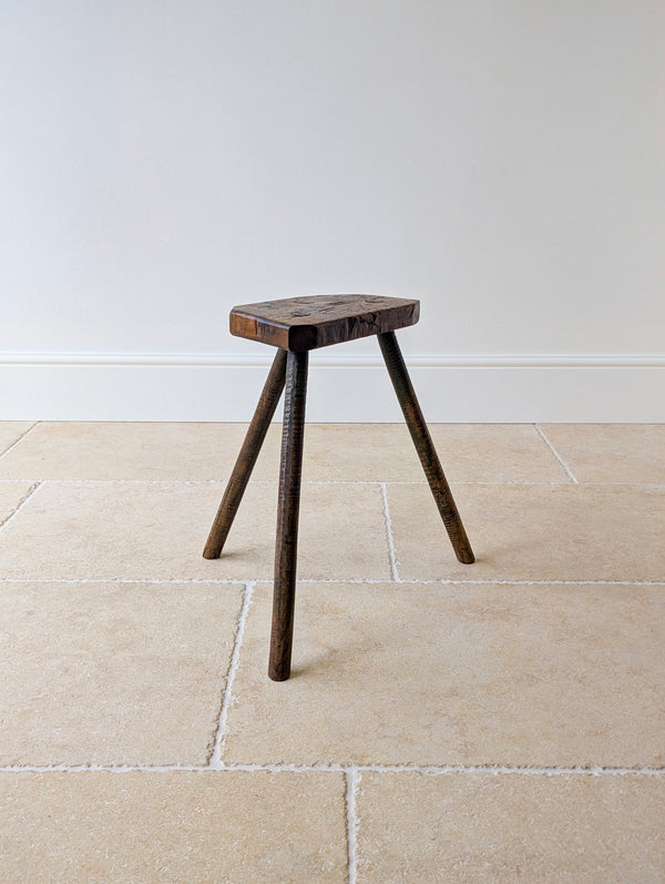 Antique Victorian Elm & Ash Cutler’s Stool c.1850