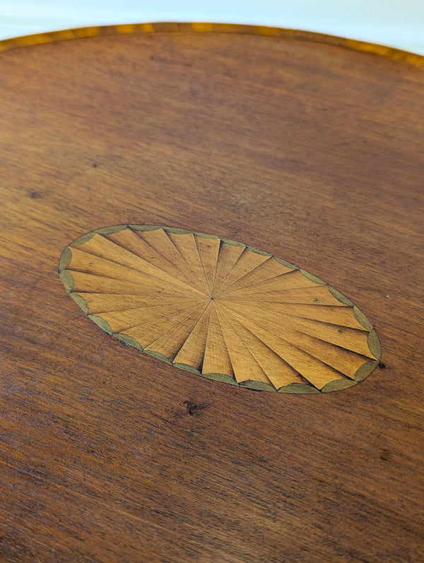 Antique Edwardian Mahogany Circular Occasional Table c.1905