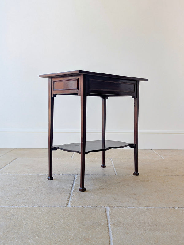 Antique Victorian Mahogany Side Table c.1890
