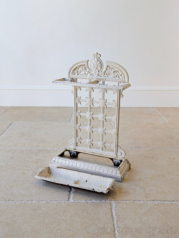 Antique Late Victorian Cast Iron Stick Stand by Coalbrookdale c.1890