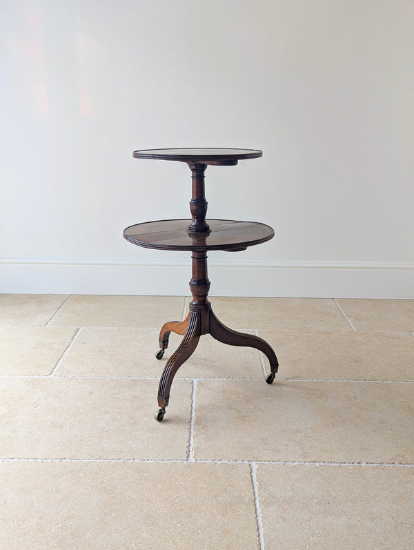 Antique Regency Mahogany Drop-Leaf Dumb Waiter c.1820