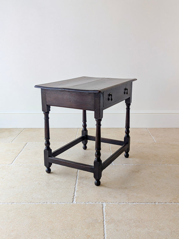 Antique William & Mary Oak Side Table c.1690