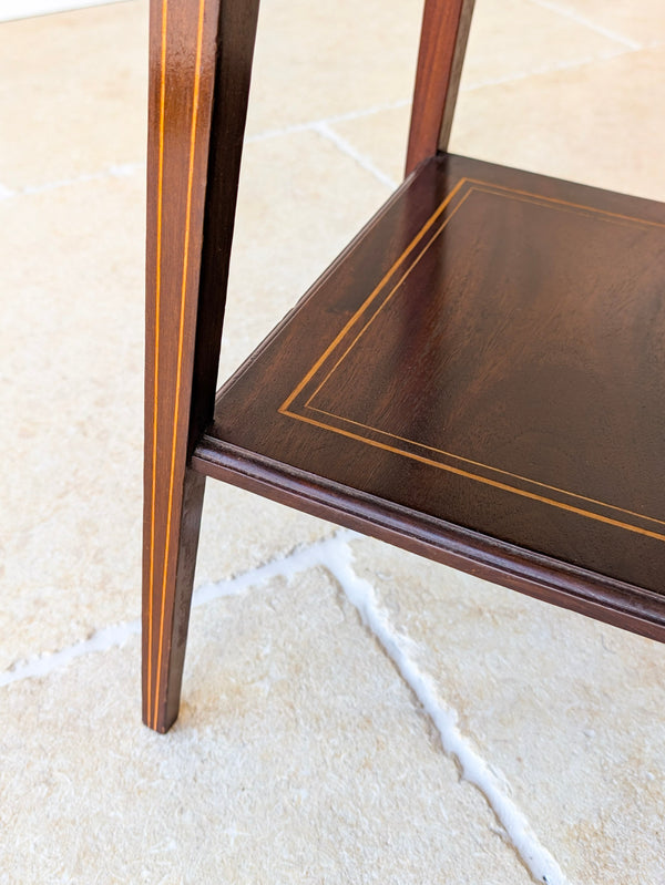 Antique Edwardian Inlaid Mahogany Occasional Table c.1905