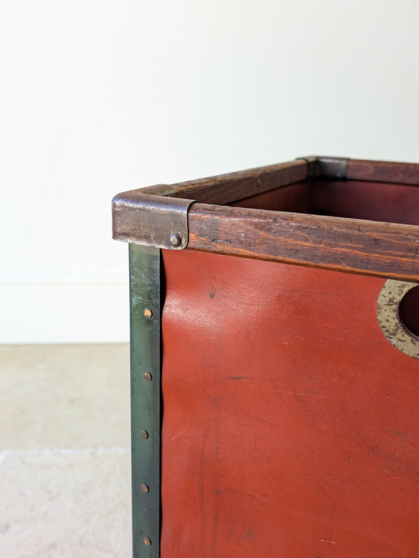 Antique Edwardian Industrial Mill Bin c.1910