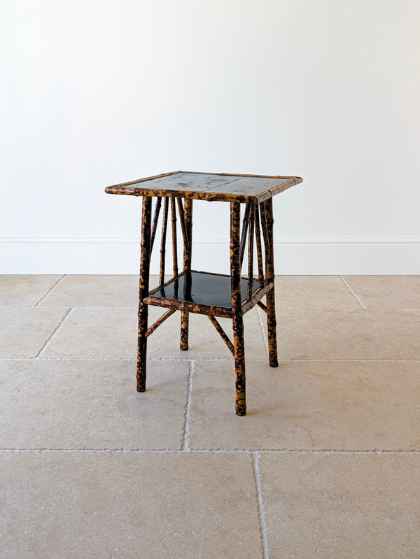 Antique Victorian Bamboo Occasional Table c.1890