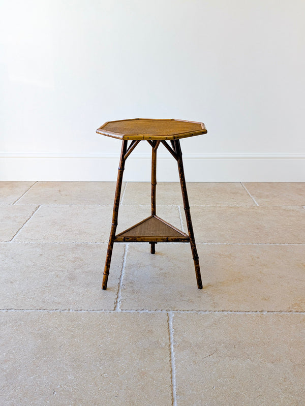 Antique Victorian Bamboo Occasional Table c.1890