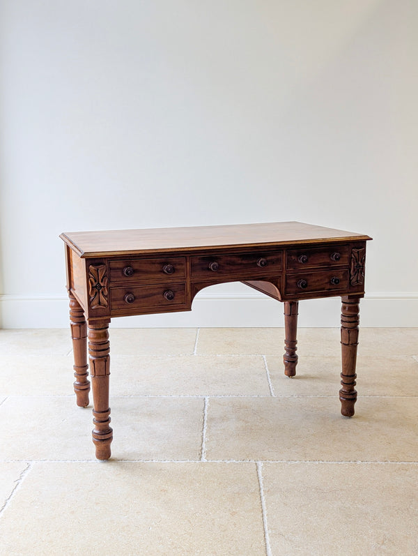 Antique William IV Mahogany Writing Table c.1835