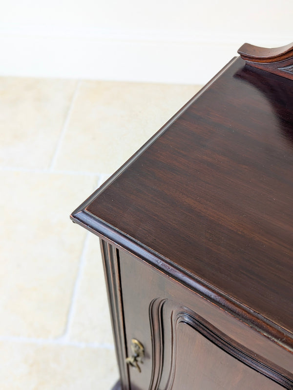 Antique Victorian Mahogany Bedside Cabinet c.1870