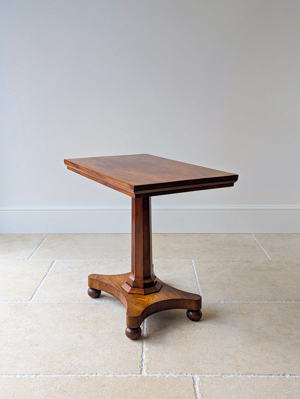 Antique Mid Victorian Mahogany Pedestal Side Table c.1860