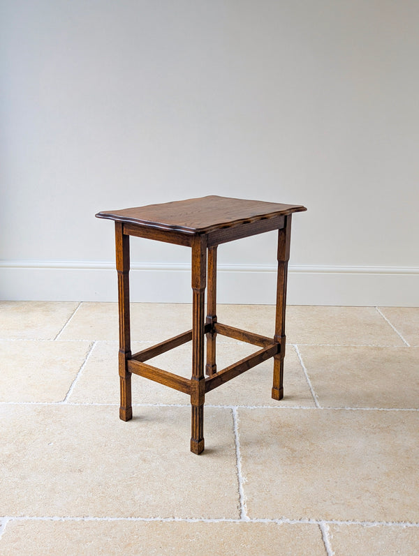 Antique Golden Oak Occasional Table c.1920