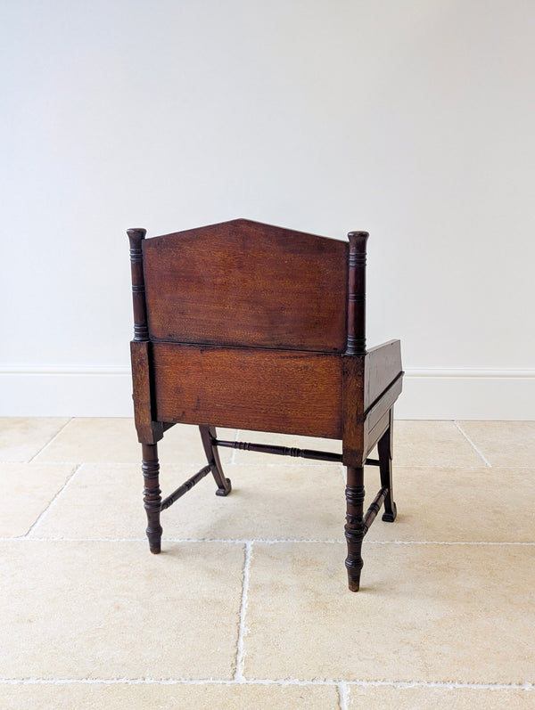 Antique Victorian Mahogany Hall Chair c.1890