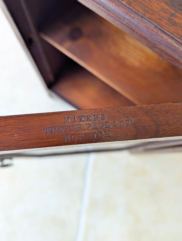 Antique Late Victorian Mahogany Bedside Cupboard c.1890