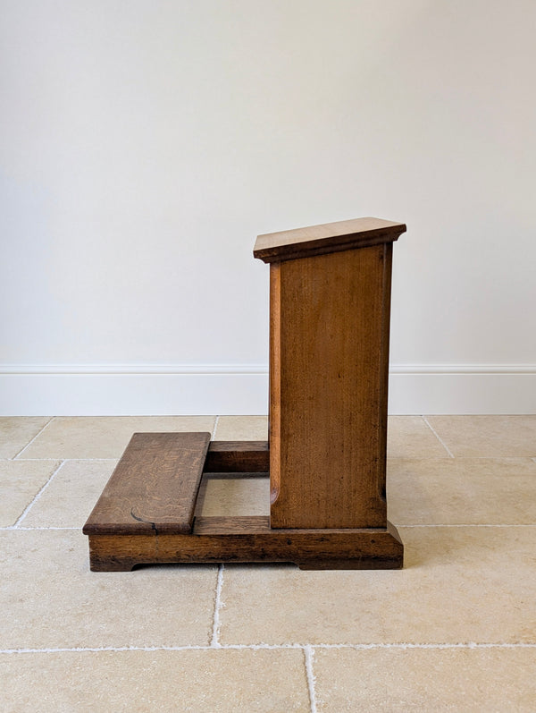 Antique Victorian Gothic Revival Oak Prie-Dieu c.1890