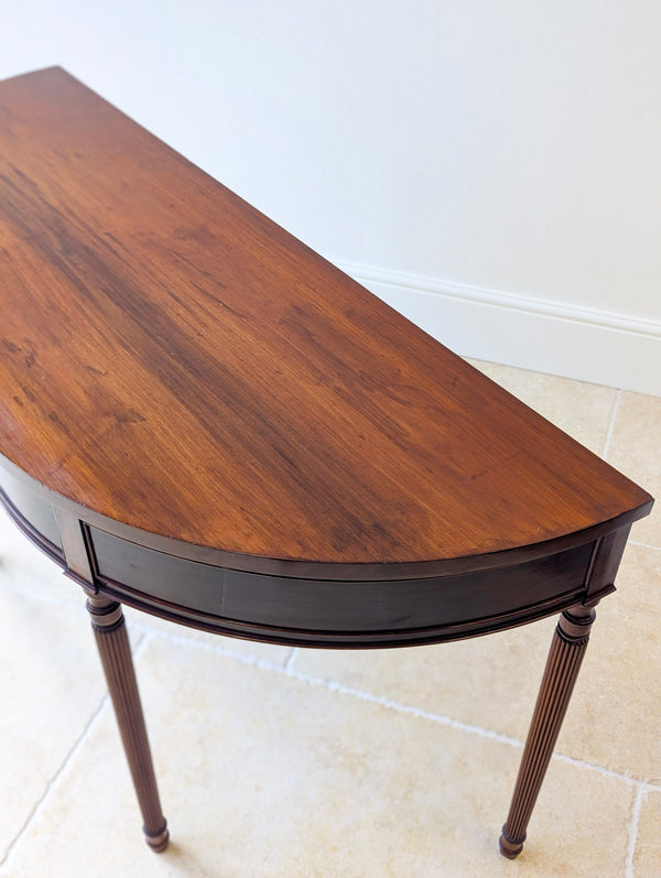 Antique Edwardian Mahogany Regency Style Console Table c.1905
