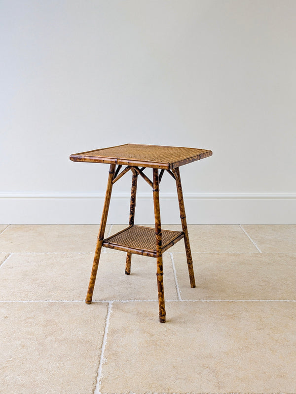 Antique Victorian Bamboo Occasional Table c.1890
