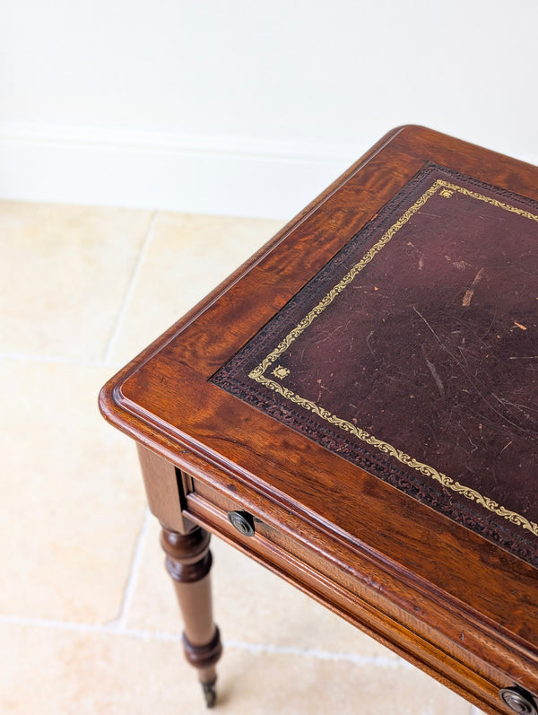 Antique Victorian Mahogany Writing Table c.1890