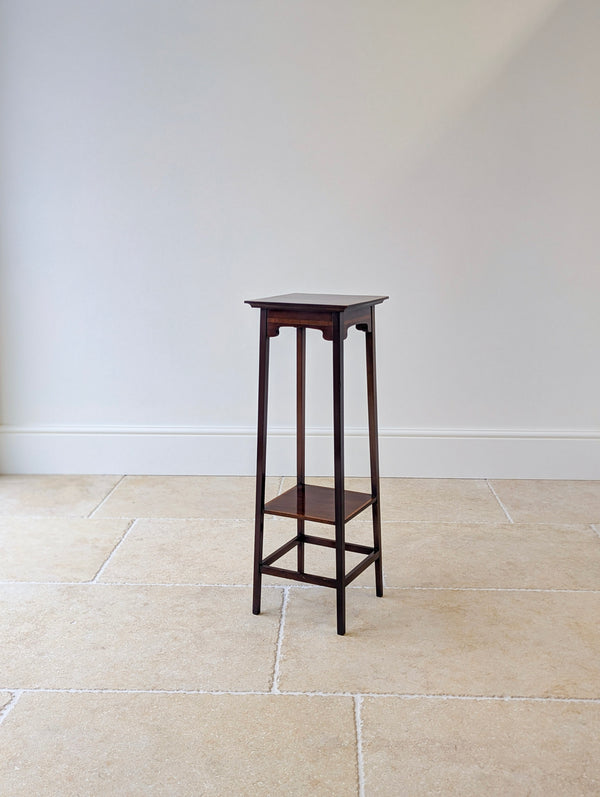 Antique Edwardian Mahogany Plant Stand c.1910
