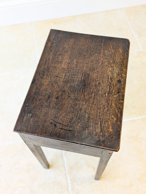 Antique Georgian Oak Work Table c.1800