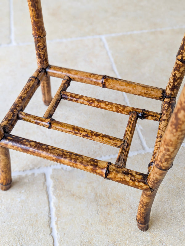 Antique Victorian Bamboo Occasional Table c.1890