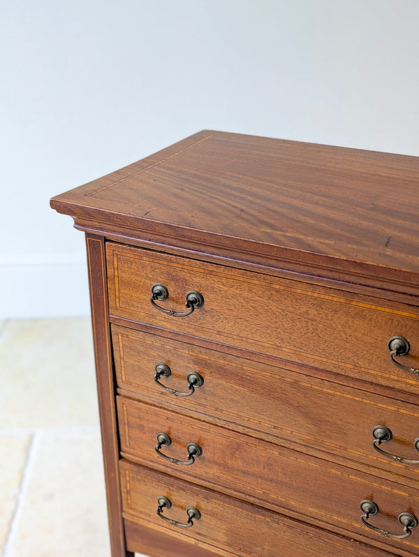 Antique Edwardian Mahogany Music Cabinet c.1910