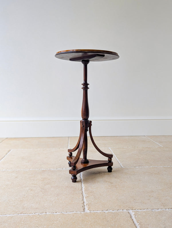 Antique Edwardian Inlaid Mahogany Wine Table c.1905