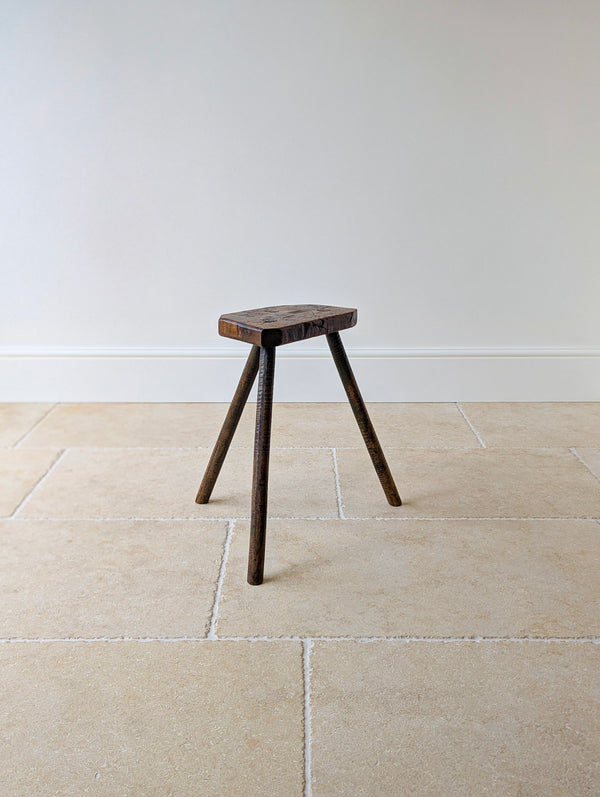 Antique Victorian Elm & Ash Cutler’s Stool c.1850