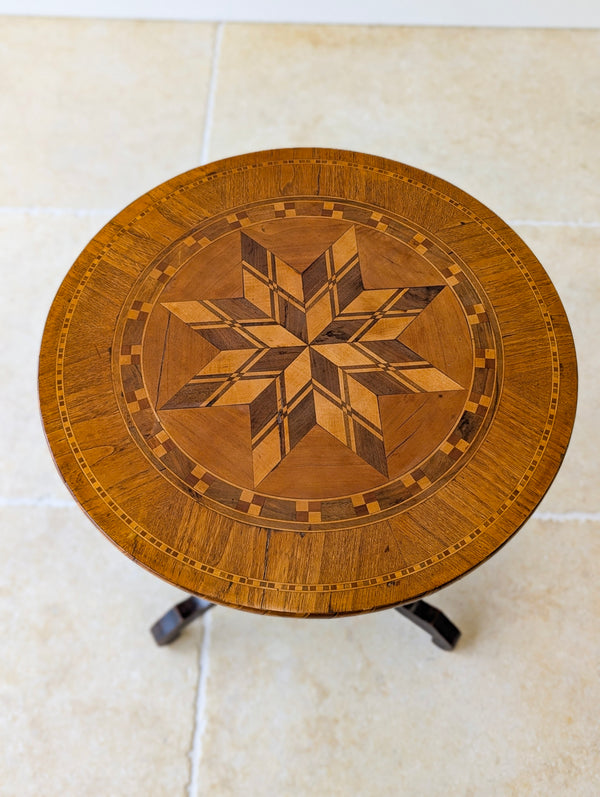 Antique Victorian Italian Marquetry Sorrento Table c.1880