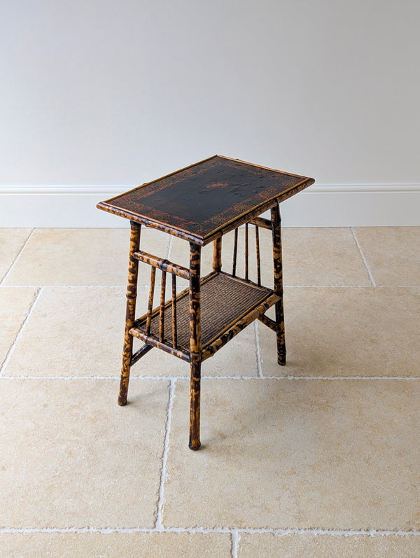 Antique Victorian Bamboo Occasional Table c.1890