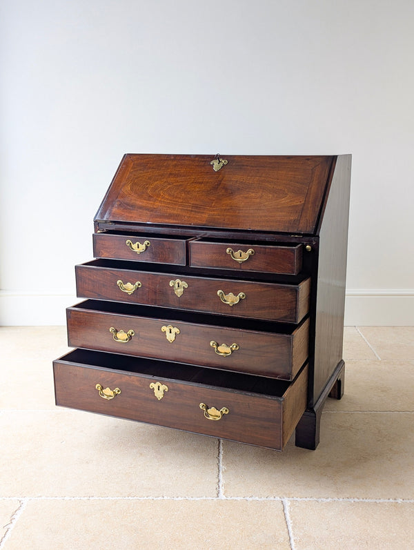 Antique George III Mahogany Bureau c.1770